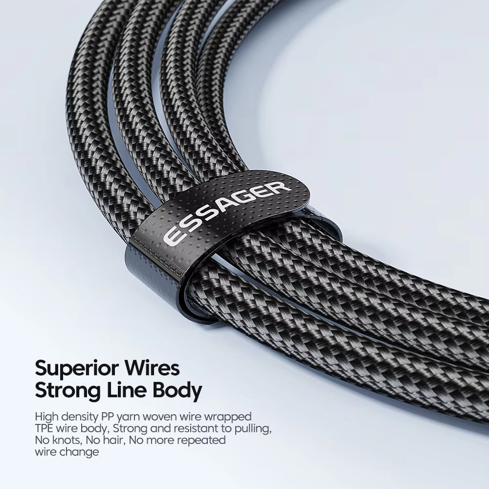 100W USB Type C to USB C Cable USB-C PD Fast Charging Charger Wire Cord for Macbook Samsung Xiaomi Type-C USBC Cable 3M